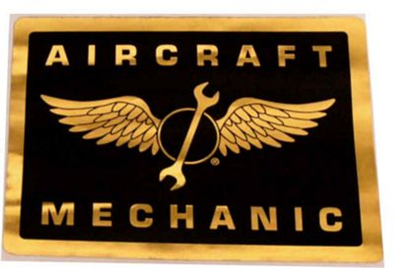 Aircraft Mechanic Sticker