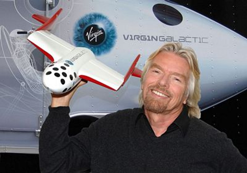 Virgin Galactic Branson shuttle sticker