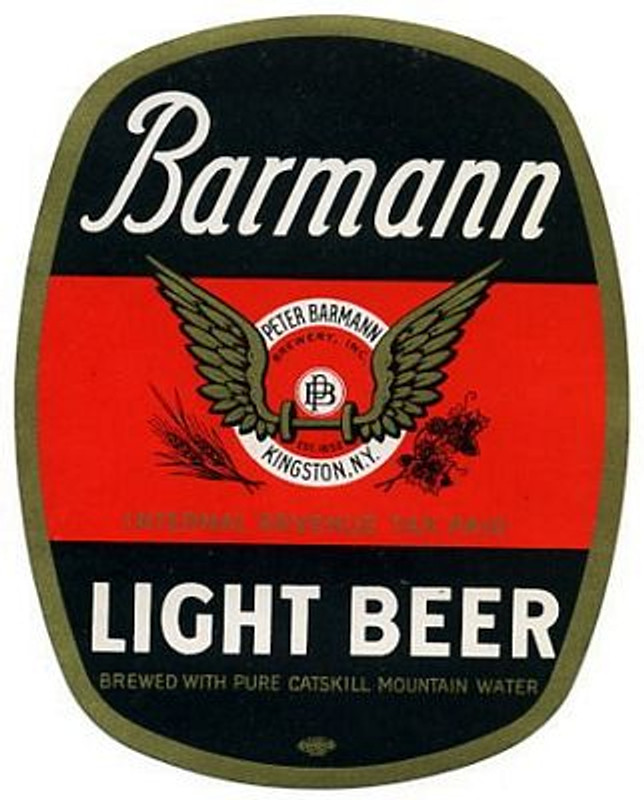 Bramann Light Beer Label Decal