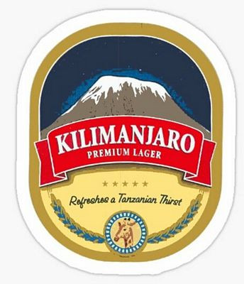 KILIMANJARO LABEL STICKER