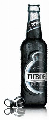 Tuborg Black bottle Decal