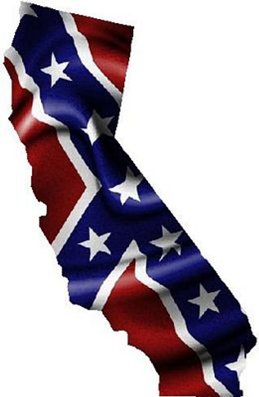 rebel flag CALIFORNIA