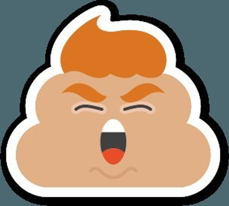 PILE OF TRUMP STICKER