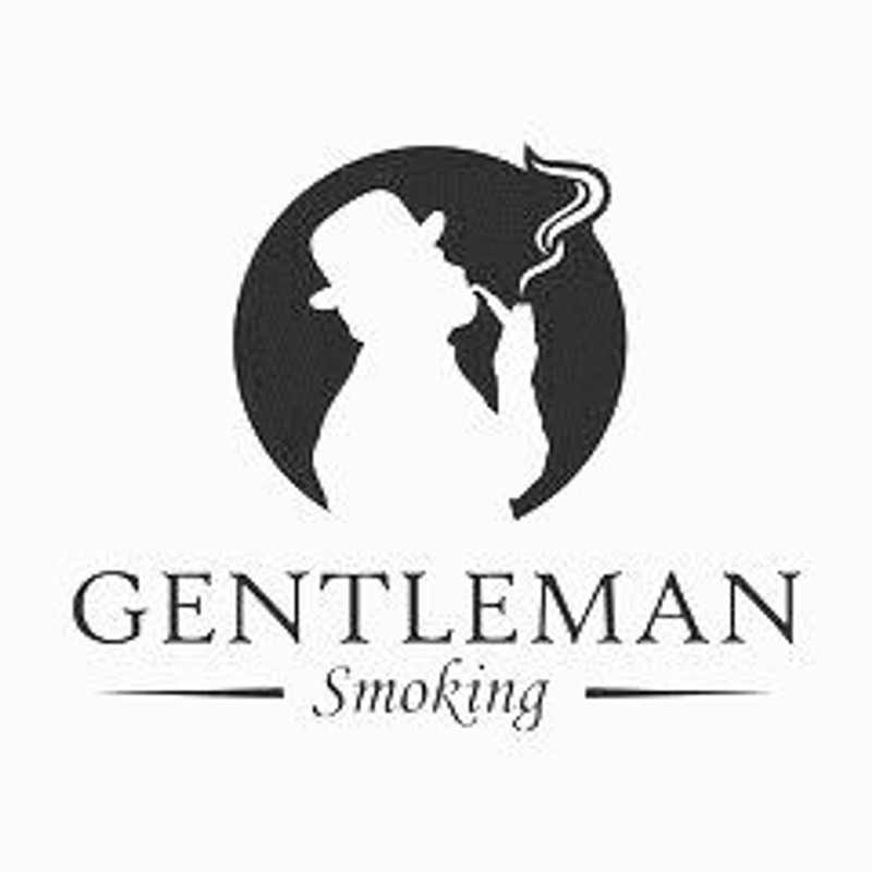 GENTLEMAN SMOKING STICKER