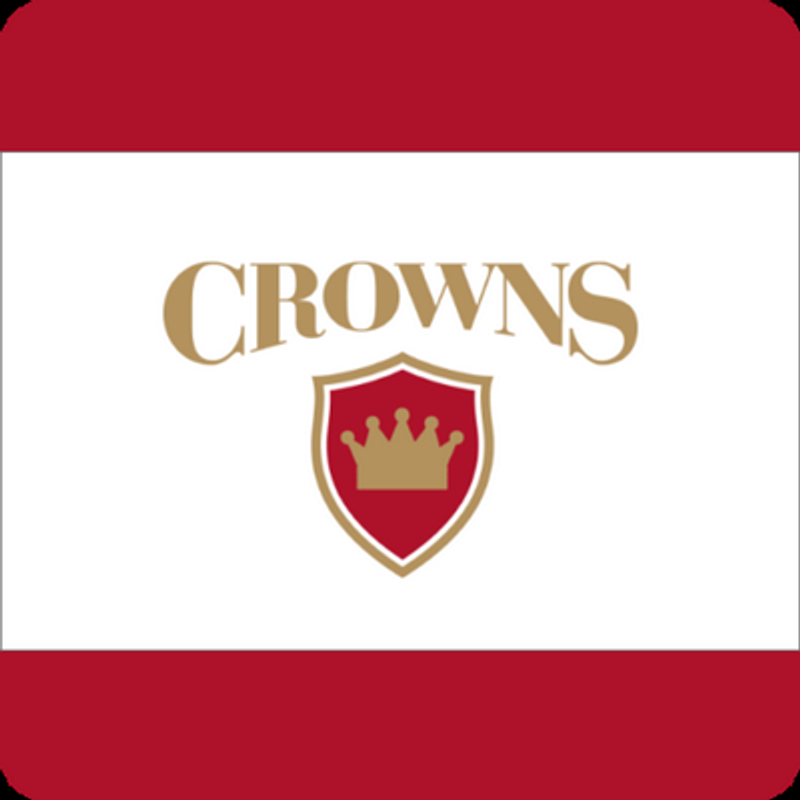 Crowns Cigarette Brand Logo Sticker