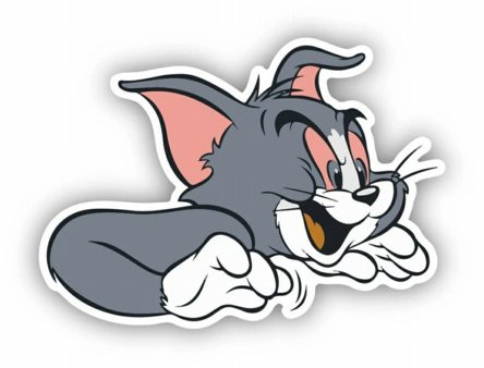Tom and Jerry Cartoon Sticker Decal