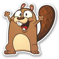 Beaver Animal Sticker 3