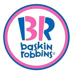 Baskin Robbins Round Sticker