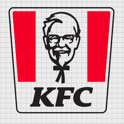 KFC NEW Fast Food Logo Sticker
