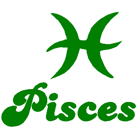 Pisces zodiac decal 163A