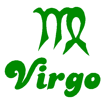 Virgo zodiac decal 169A