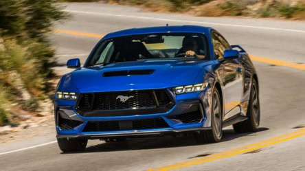 FORD MUSTANG BLUE 2 car pic sticker