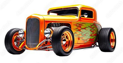 HOT ROD RACING STICKER 2