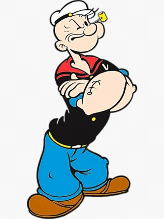 POPEYE TOUGH GUY STICKER