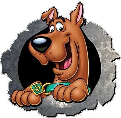Scooby Doo In Hole Stricker