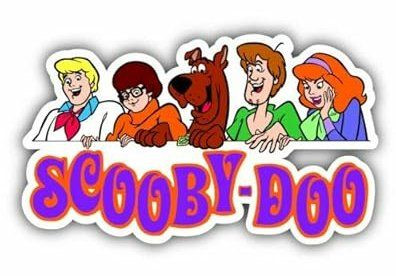 Scooby Gang with Logo Sticker