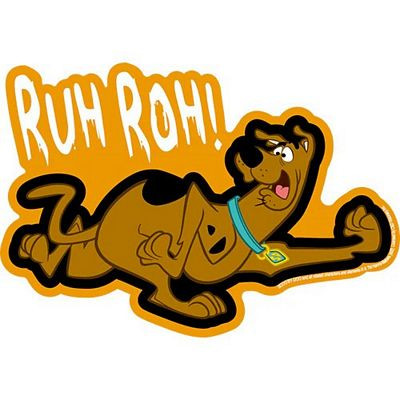 Scooby Run RUH ROH Sticker