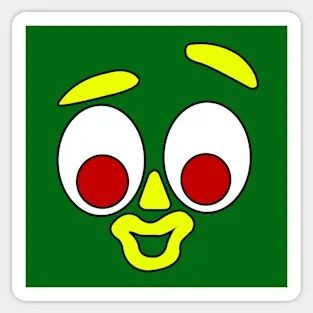 G face Square Sticker