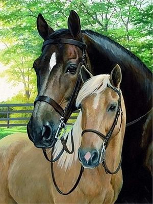 HORSE AI ART STICKER 07