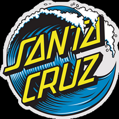 SANTA CRUZ band sticker
