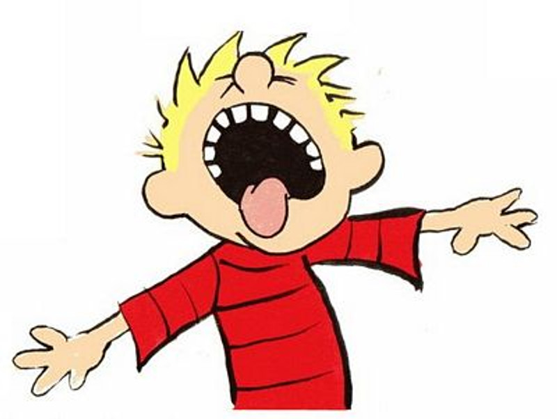 Calvin Faces Color Diecut Decal 5