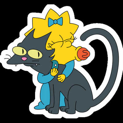 maggie snowball 2 Simpsons Sticker