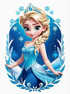 frozen elsa weatherproof sticker 2