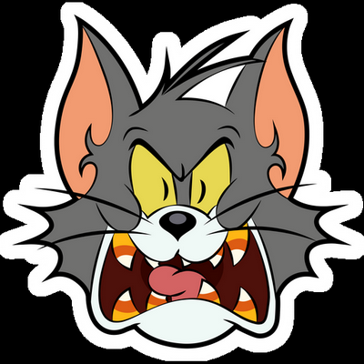 tom jerry scary tom