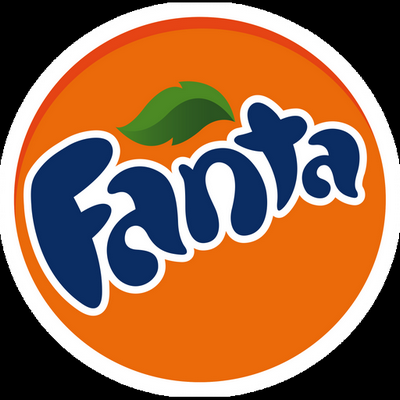 fanta soda pop logo sticker