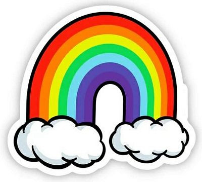 Rainbow LGBTQ sticker