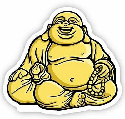Buddha religious sticker 44