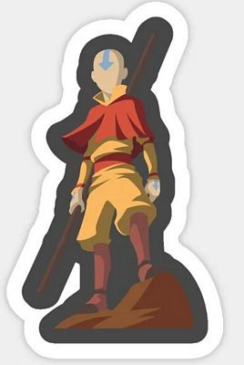 Avatar Last Airbender cartoon sticker 4