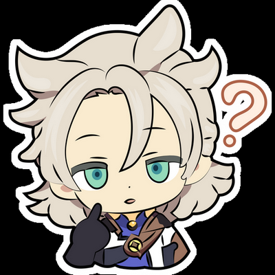 GENSHIN Cartoon Sticker 02