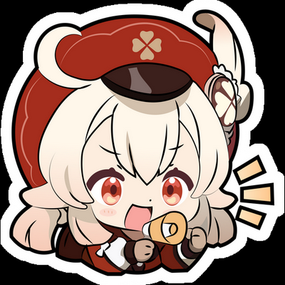 GENSHIN Cartoon Sticker 24