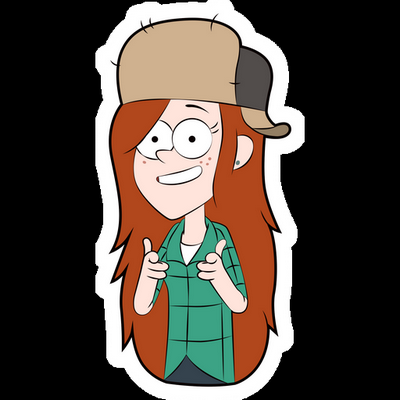 Gravity Falls Cartoon Sticker 27