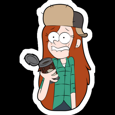 Gravity Falls Cartoon Sticker 38