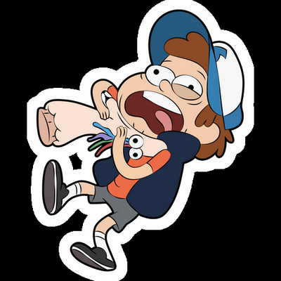 Gravity Falls Cartoon Sticker 41