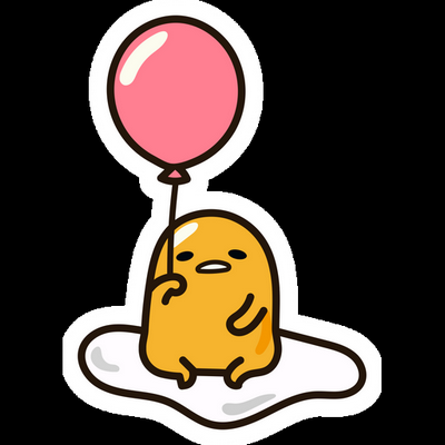 GUDETAMA Cartoon Sticker 07
