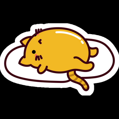 GUDETAMA Cartoon Sticker 12