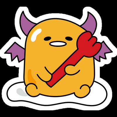 GUDETAMA Cartoon Sticker 14