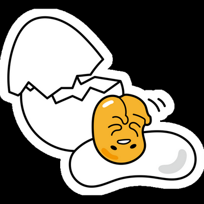 GUDETAMA Cartoon Sticker 29