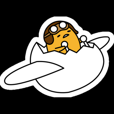 GUDETAMA Cartoon Sticker 49