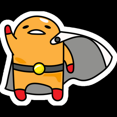 GUDETAMA Cartoon Sticker 54