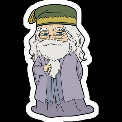 HARRY POTTER Cartoon Sticker  01