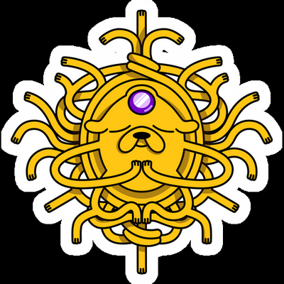 JAKE Cartoon Sticker 01