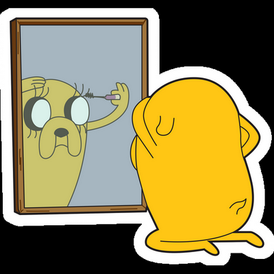 JAKE Cartoon Sticker 02
