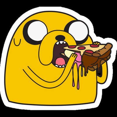 JAKE Cartoon Sticker 07