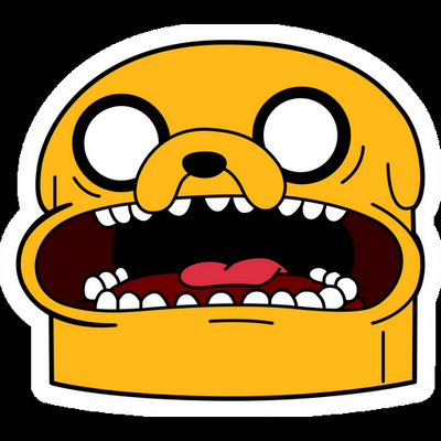 JAKE Cartoon Sticker 15