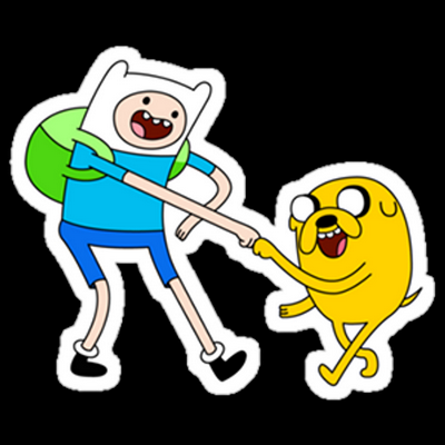 JAKE Cartoon Sticker 31
