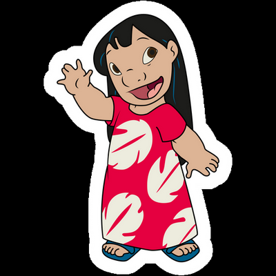 LILO & STITCH Cartoon Sticker 02